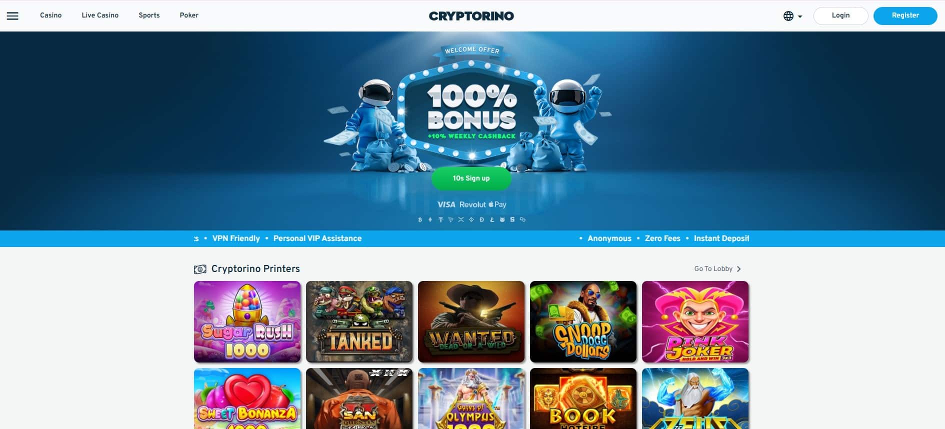 Cryptorino – Telegram Casinos Top Choice for Live-Dealer Thrill Seekers